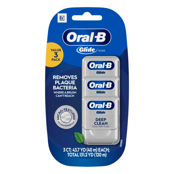 Oral-B Glide Pro-Health Dental Floss Mint 3Ct POG700097971Z by Procter & Gamble