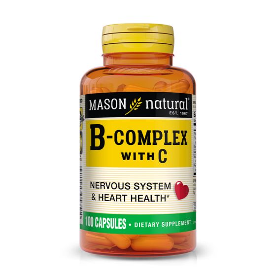 Mason Natural B-Complex w/ Vitamin C Caps UMC100447 by United Medco Inc