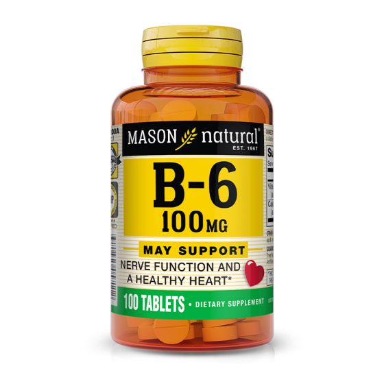 Mason Natural Vitamin B6 Tabs UMC100456 by United Medco Inc