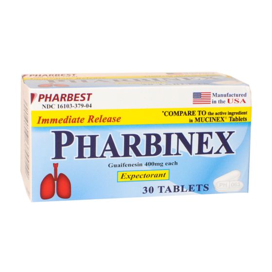Mucus Relief Tablets compare to Mucinex UMC200355 by United Medco Inc