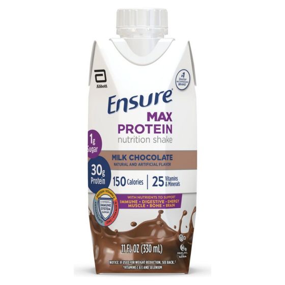 Ensure Max Protein Nutrition Shakes Milk Chocolate 1Ct R-L66899H by Abbott