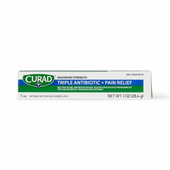 CURAD Triple Antibiotic Ointment Pain Relief 1oz 1Ct CUR001232H by Medline