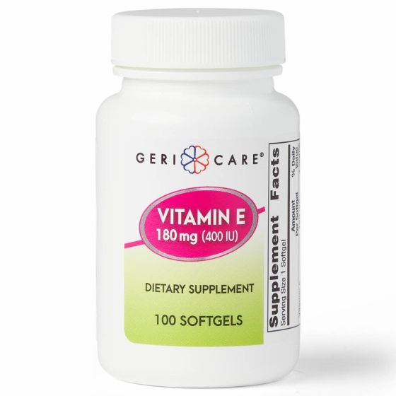 GeriCare Vitamin E Softgels 180mg 100Ct OTCS0813C2 by Geri-care Pharmaceuticals