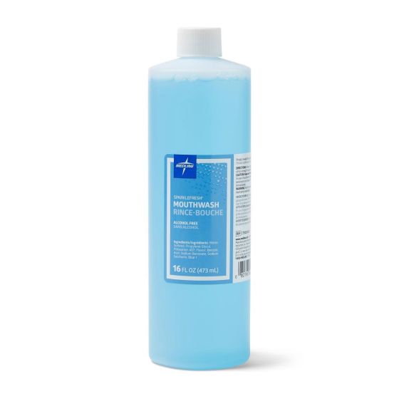 Medline SparkleFresh Alcohol-Free Mouthwash 16oz 1Ct CTR000410H by Medline