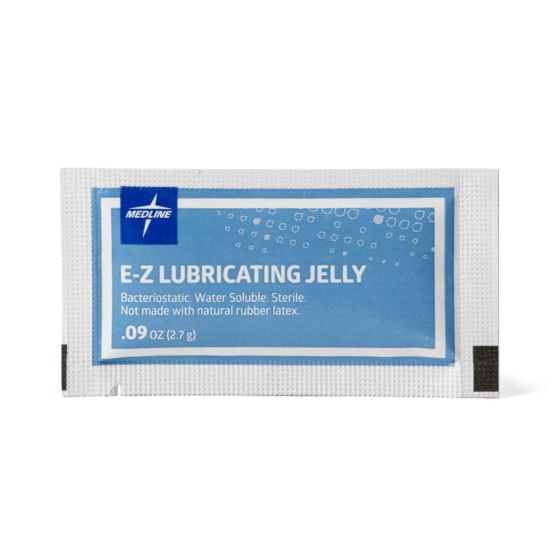 Medline Sterile E-Z Lubricating Jelly 2.7g Packet 144Ct MDS032273H by Medline