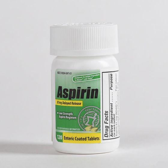 Aspirin Enteric Coated compare to Bayer 81mg UMC200041 by United Medco Inc