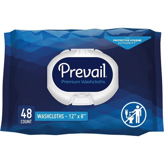 Prevail Premium Personal Cleansing Wipes Soft Pack 48/Pack 1Ct WW710Z by Prevail