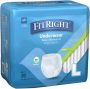 FitRight Extra Disposable Underwear Moderate L 20Ct MSC13505AZ by Medline