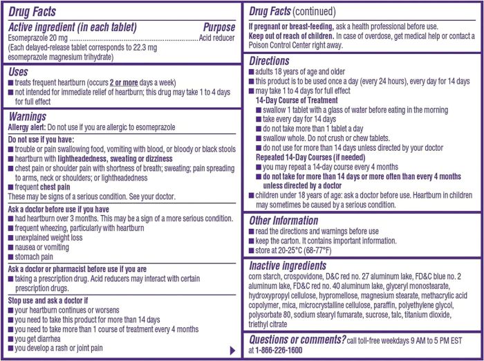 Nexium Rite Aid Nexium 24 Hour Heartburn Relief Capsule 14Ct