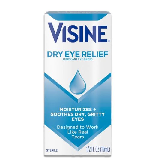 Visine Dry Eye Relief Eye Drops 0.5oz 1Ct OTC013801 by Bausch & Lomb