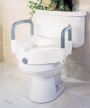 Medline 5in Raised Toilet Seat With Arms/Lock 1Ct G4-502RX1 by Medline