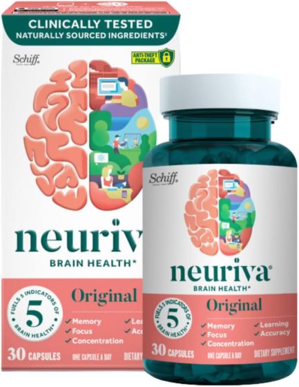 NEURIVA Original Brain Health Supplement 30Ct RBH865995477H by NEURIVA