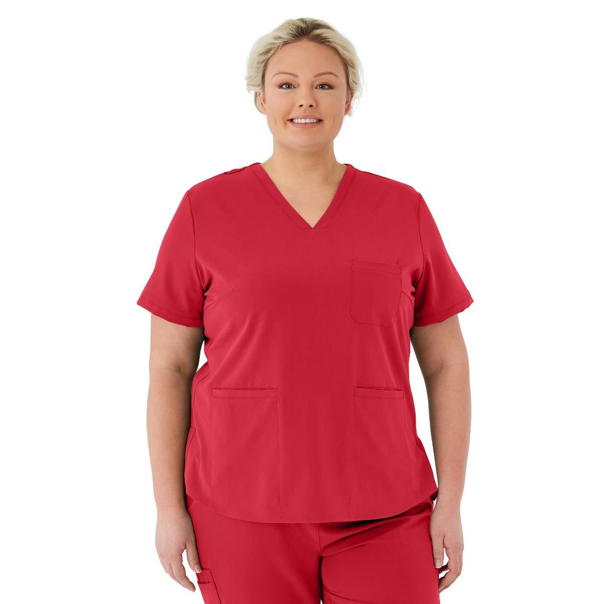 Lex ave Women's Scrub Top Red Size 3XL