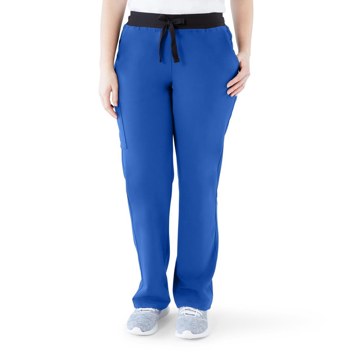 Varick ave Women's Scrub Pants Royal Blue XL Tall