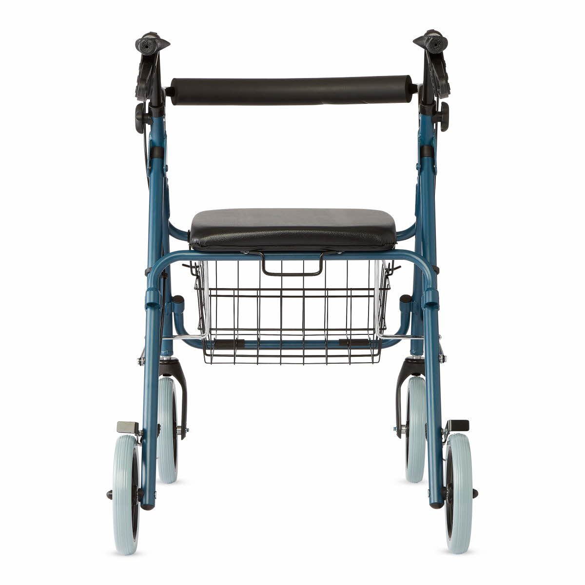 Medline Deluxe Aluminum Rollator Blue 1Ct