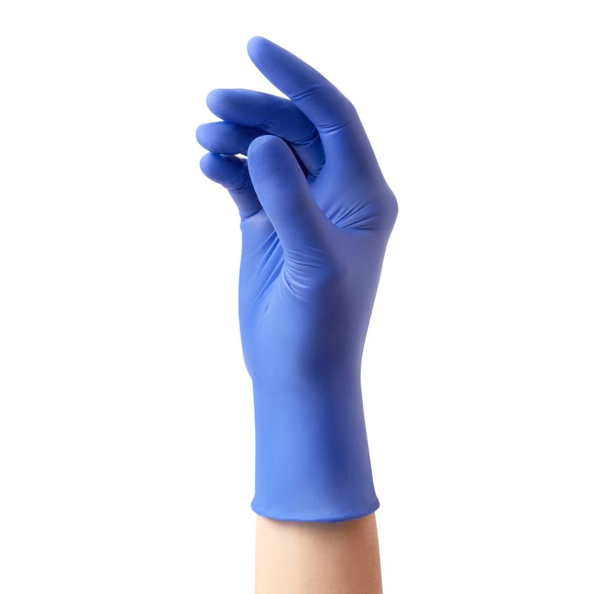 Medline SensiCare Silk Nitrile Exam Gloves M 250Ct