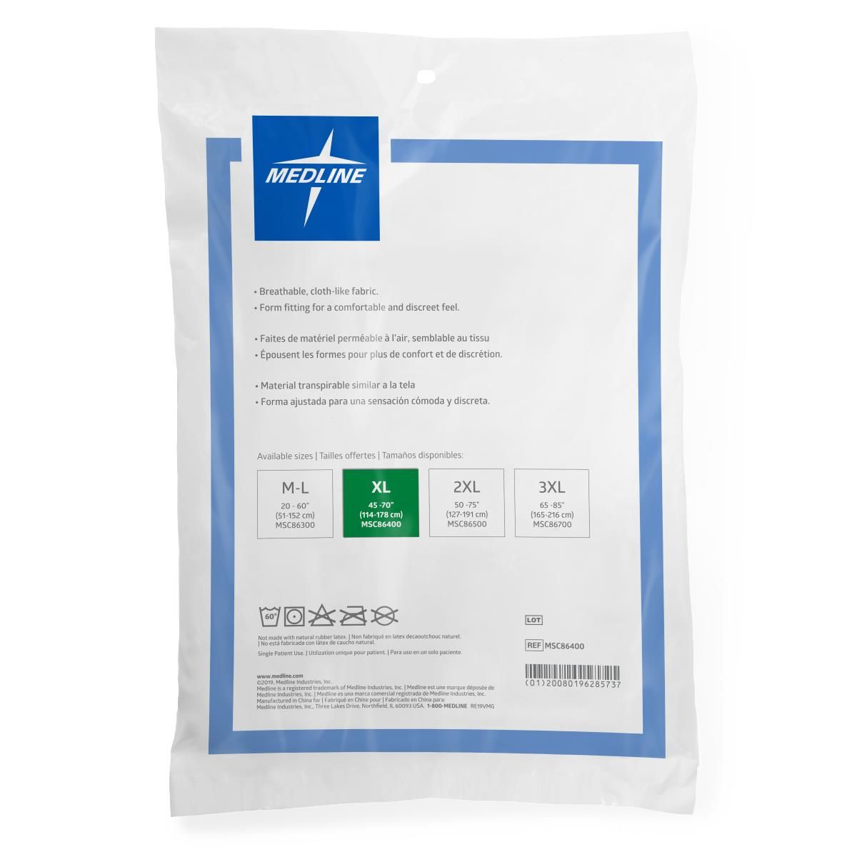 Medline Premium Mesh Incontinence Underpants XL 1Ct