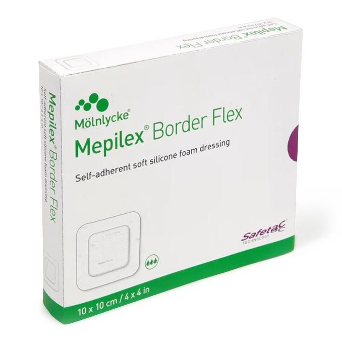 knee length dresses for ladies Mepilex Border Self Adherent Dressing — Mountainside Medical