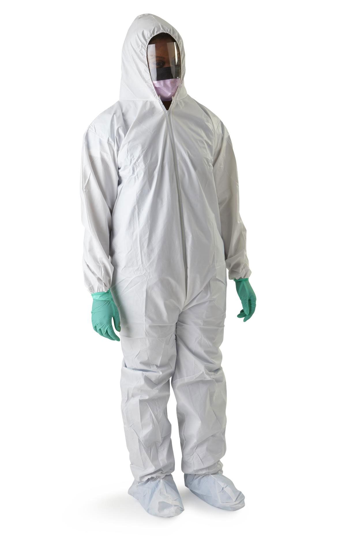 Anti-Static Microporous Breathable Coveralls with Hood and