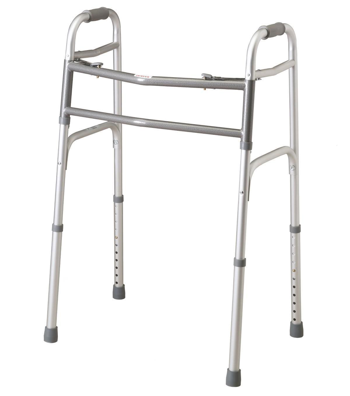 Medline Bariatric Folding Walker Xwide 500lb Capacity 1Ct