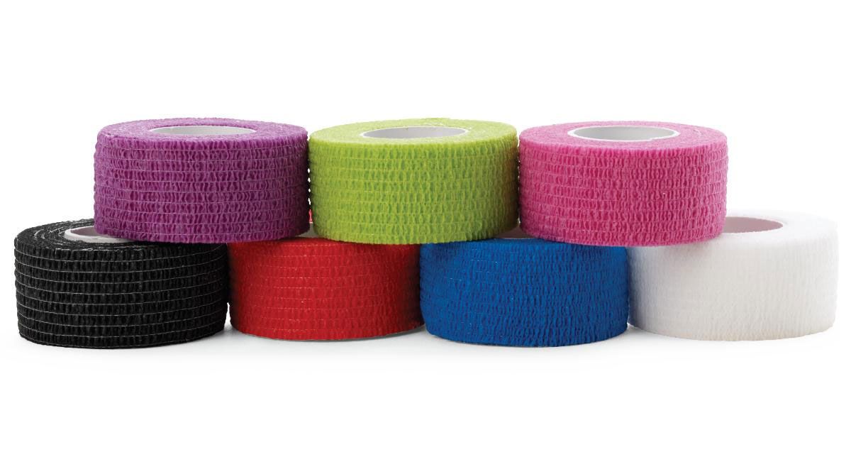 Medline NS Self-Stick Cohesive Wrap Asst 1in x 5yd 30Ct