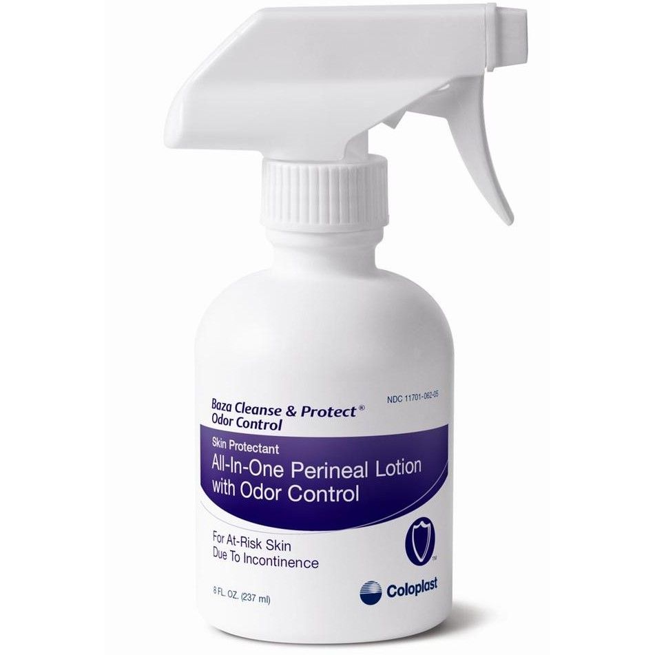 Baza No-Rinse Incontinence Cleansing Lotion with Odor