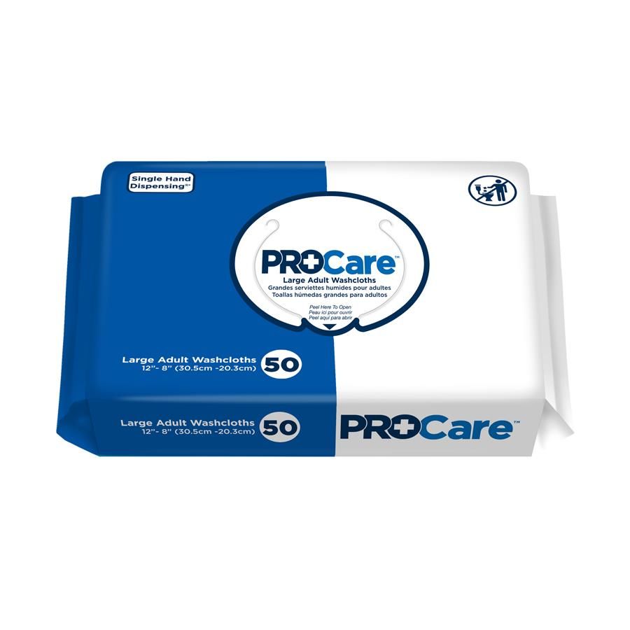 ProCare Alcohol-Free Scented Personal Wipes 12x8in 600Ct