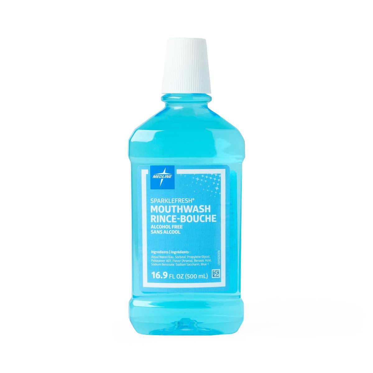 Medline SparkleFresh Alcohol-Free Mouthwash 16oz 1Ct