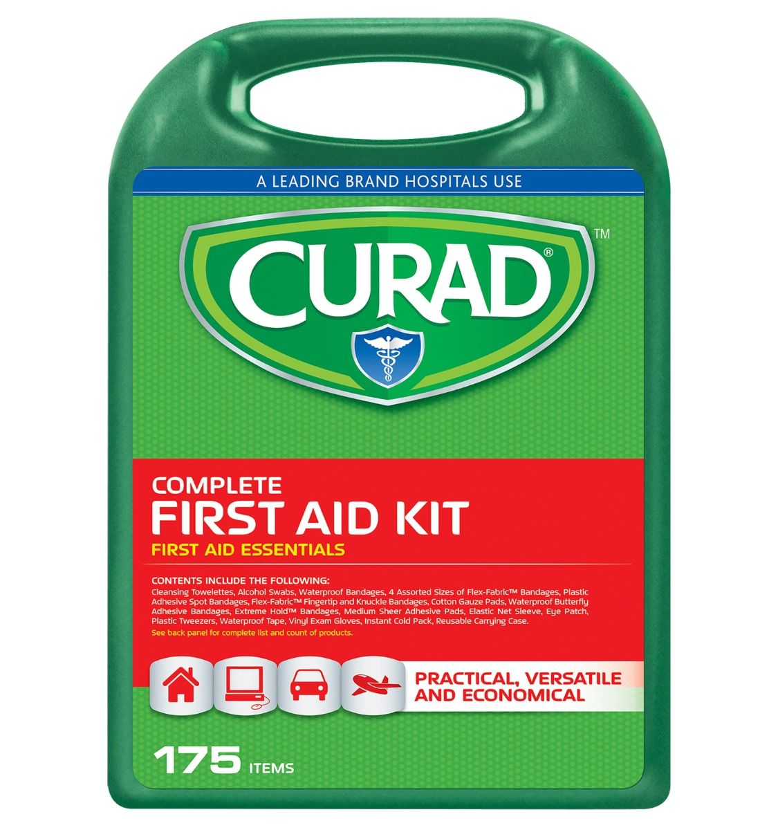 CURAD 175-Piece Complete First Aid Kit 6Ct