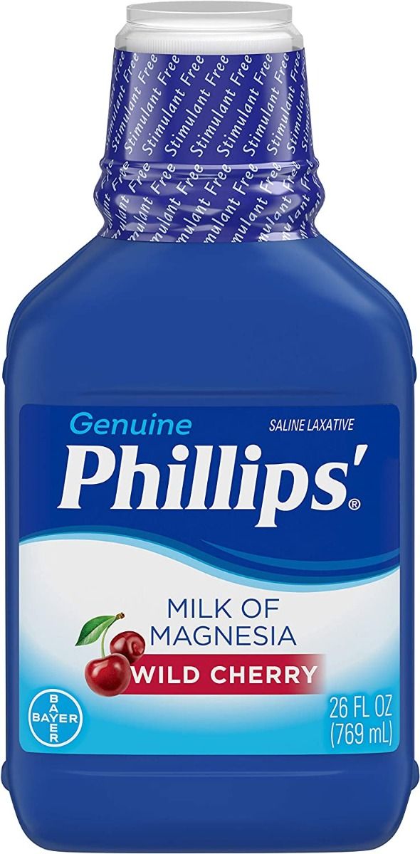 Milk of Magnesia Liquid Laxative Wild Cherry 26oz 6Ct