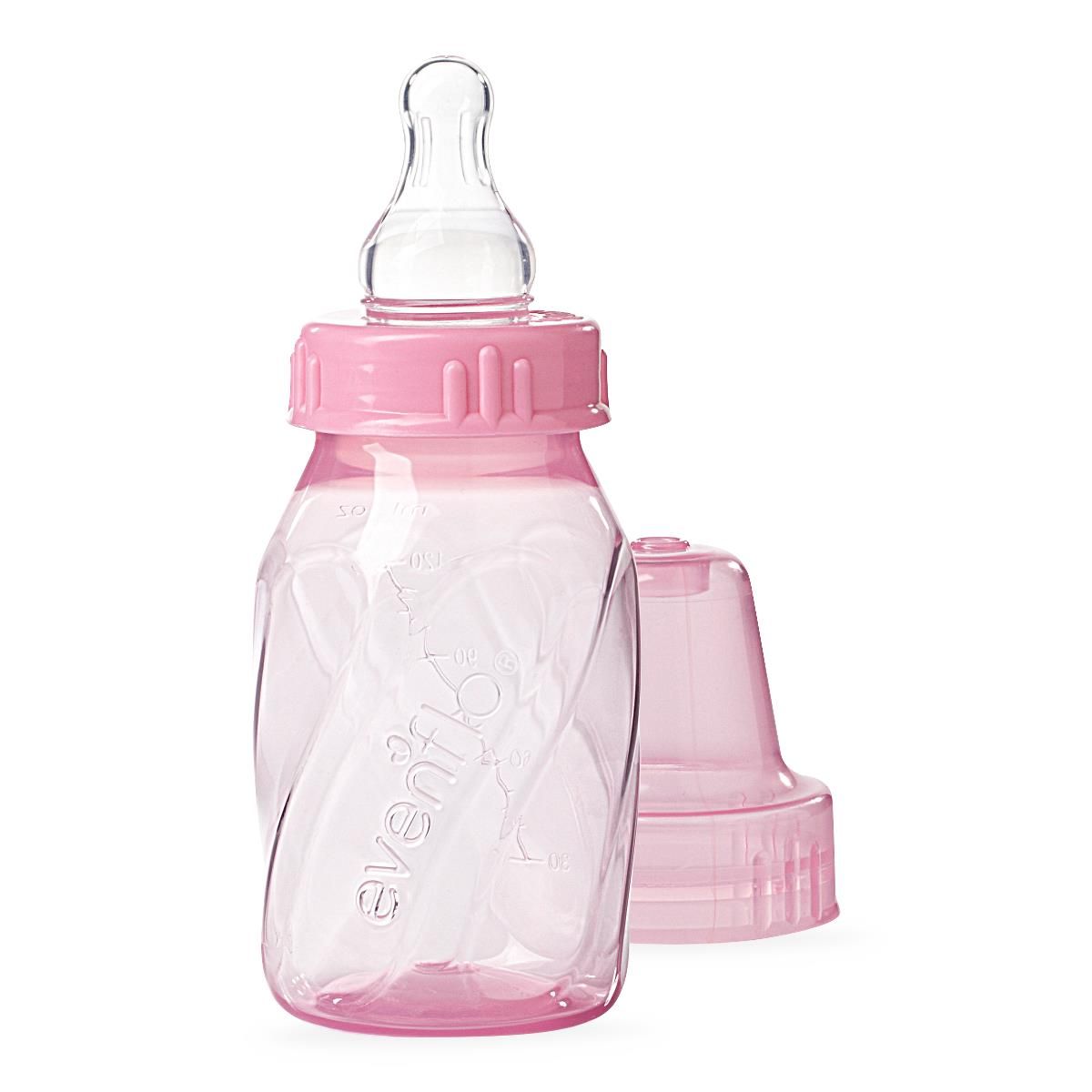 Evenflo Classic Tinted Polypropylene Bottles 8oz Assorted Colors 3Ct