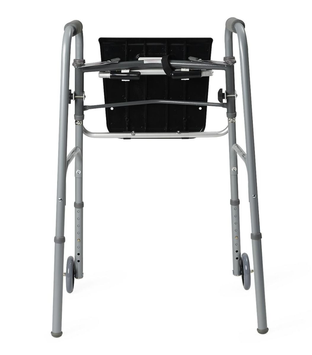 Medline Guardian Universal Folding Seat for 2-Button Walker 2Ct