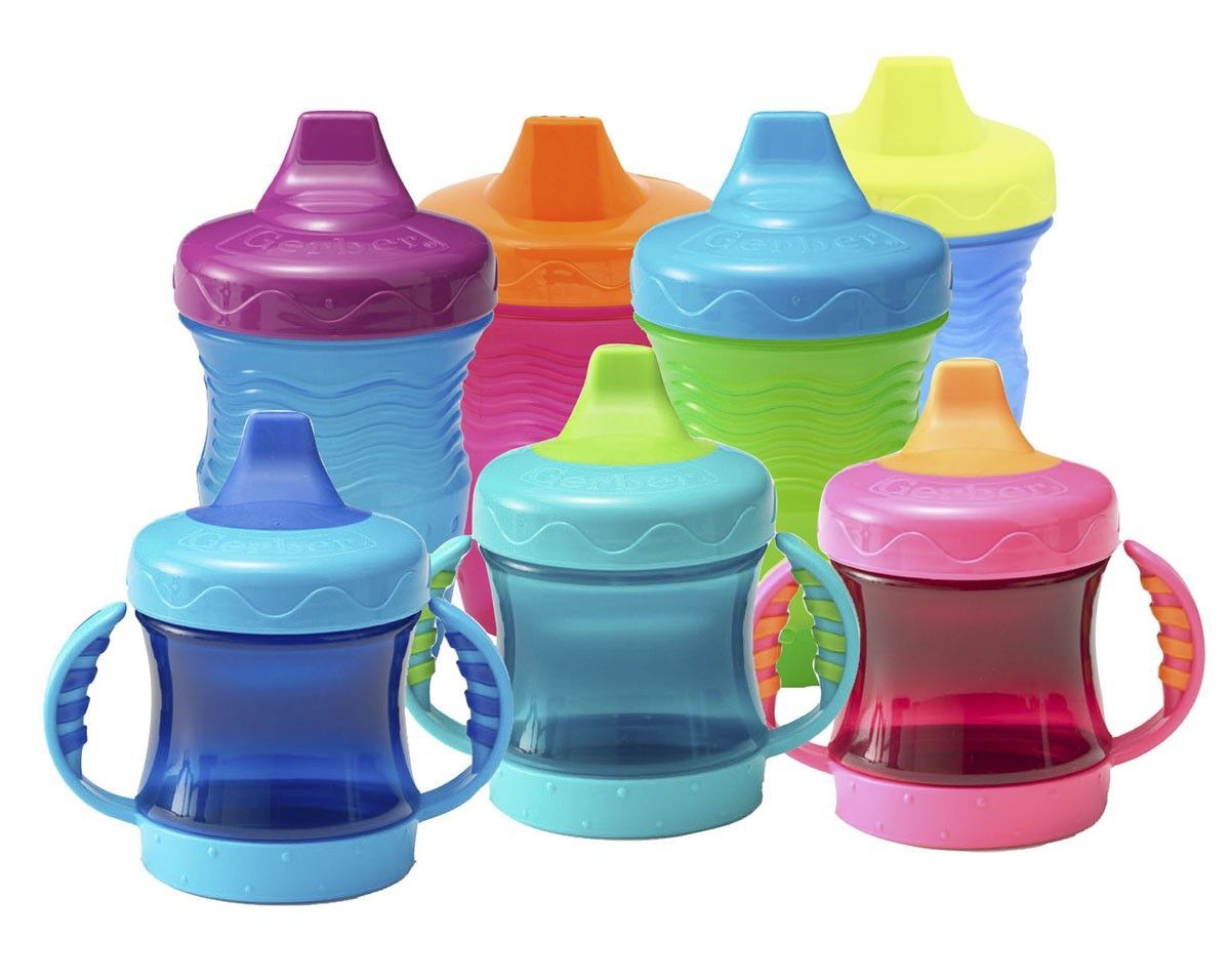 Gerber Graduate Fun Grip Spill Proof Sippy Cup 10oz 2Ct