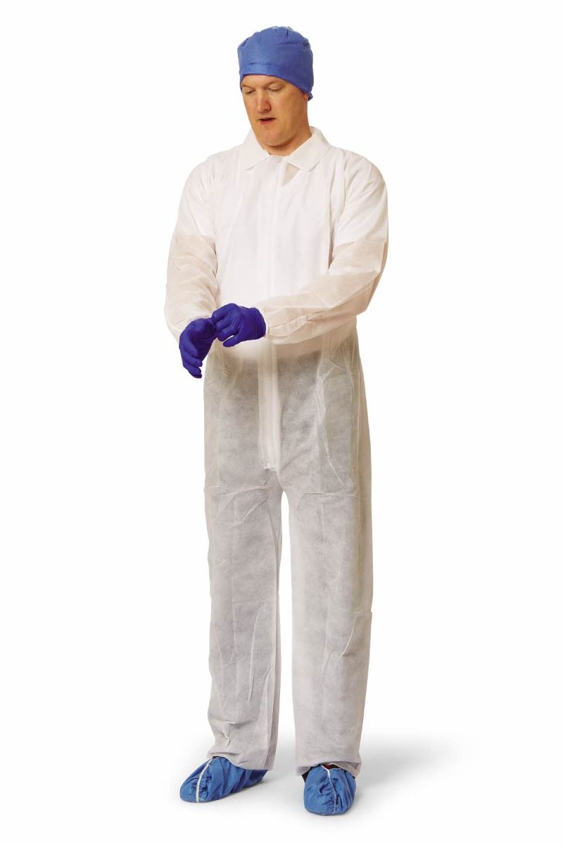 日本全国送料無料商品 | 特集 | Coverall Poly Spunbond Heavyweight Medline White 25Ct 5XL バッグ