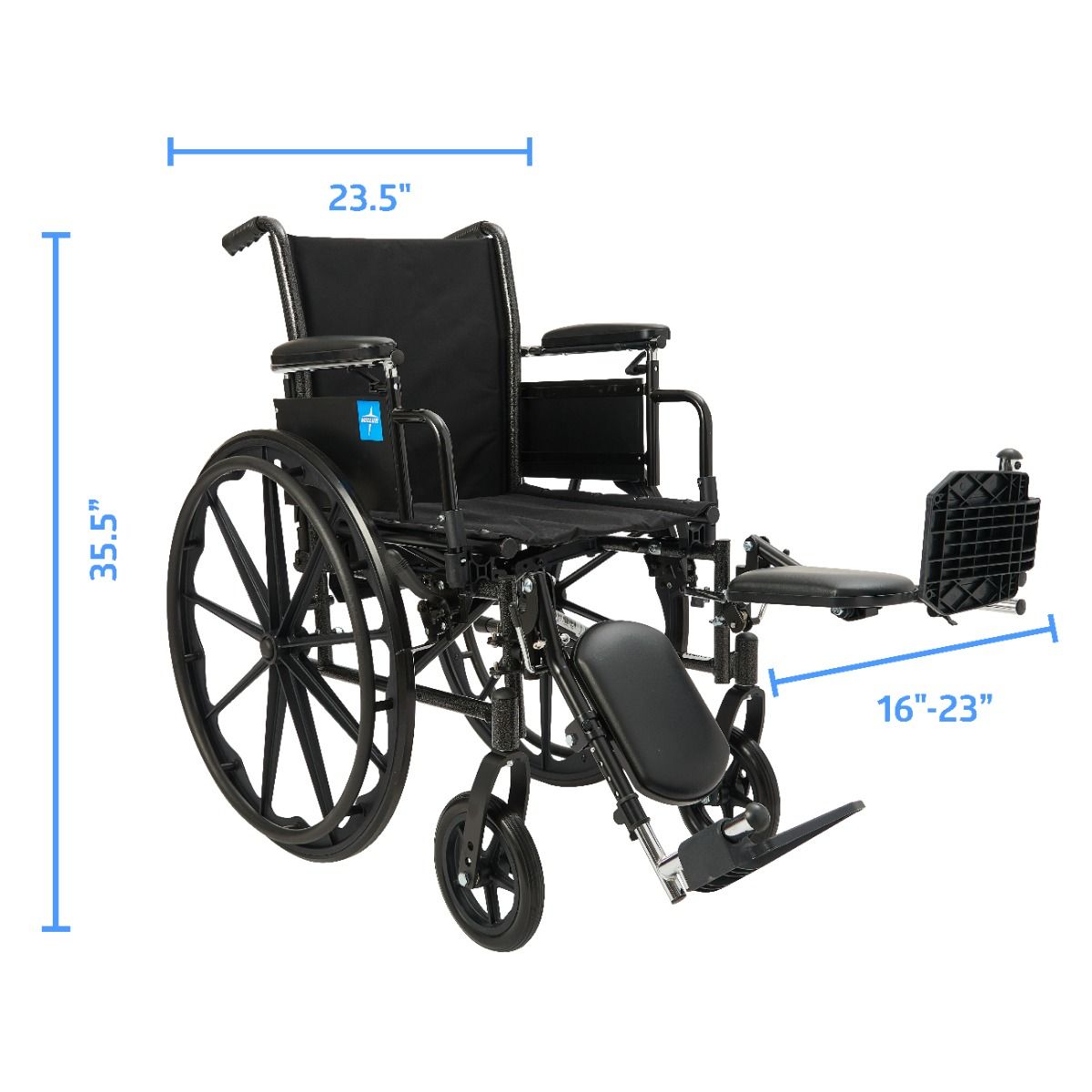 K3 Guardian Wheelchair with Nylon Upholstery