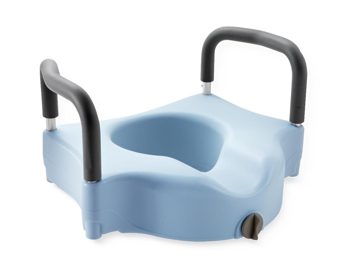 Locking Elevated Toilet Seat with Microban