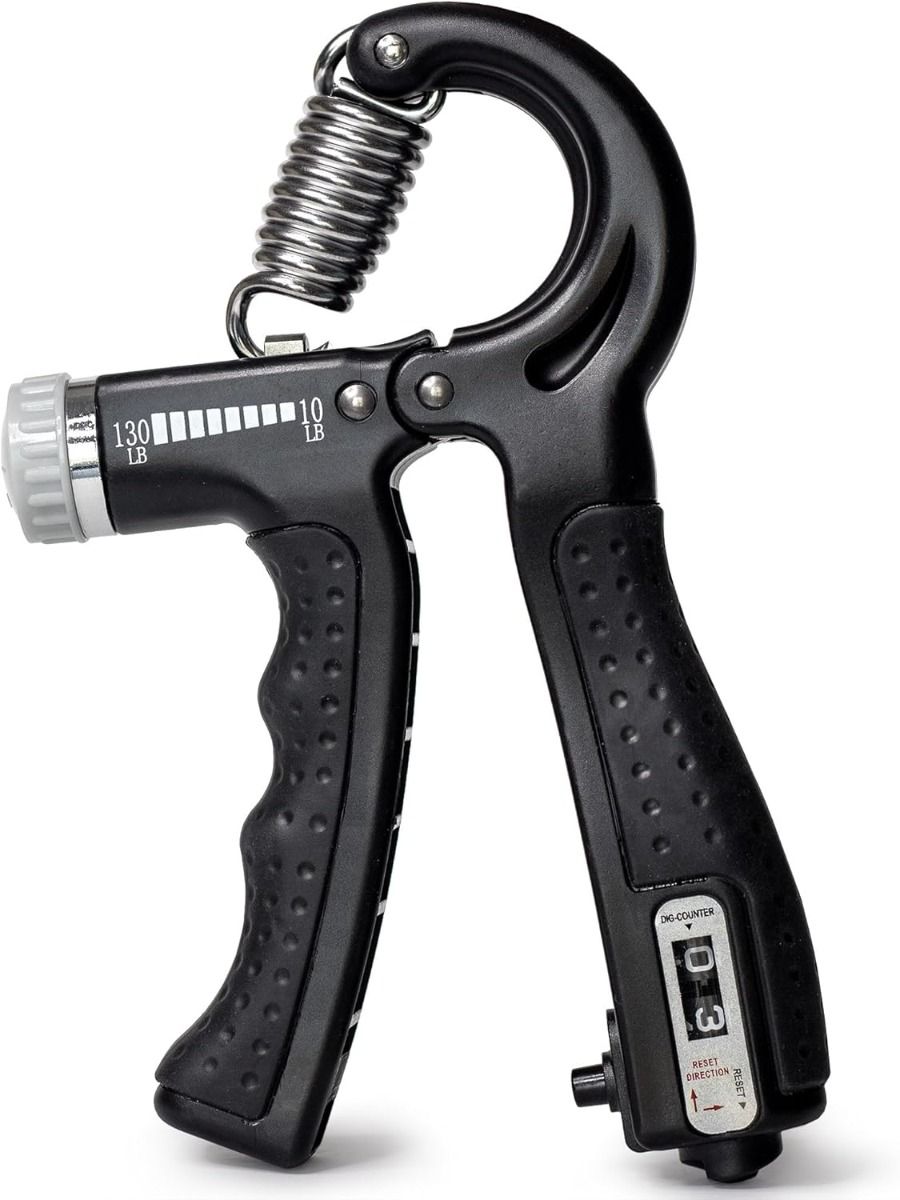 HealthSmart Compact Hand Exercise Grip Strengtheners Adjustable 1Ct