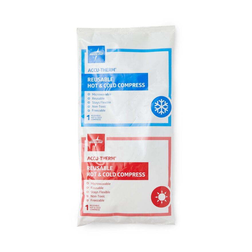 Medline Accu-Therm Reusable Hot/Cold Gel Pack 5x10 16Ct