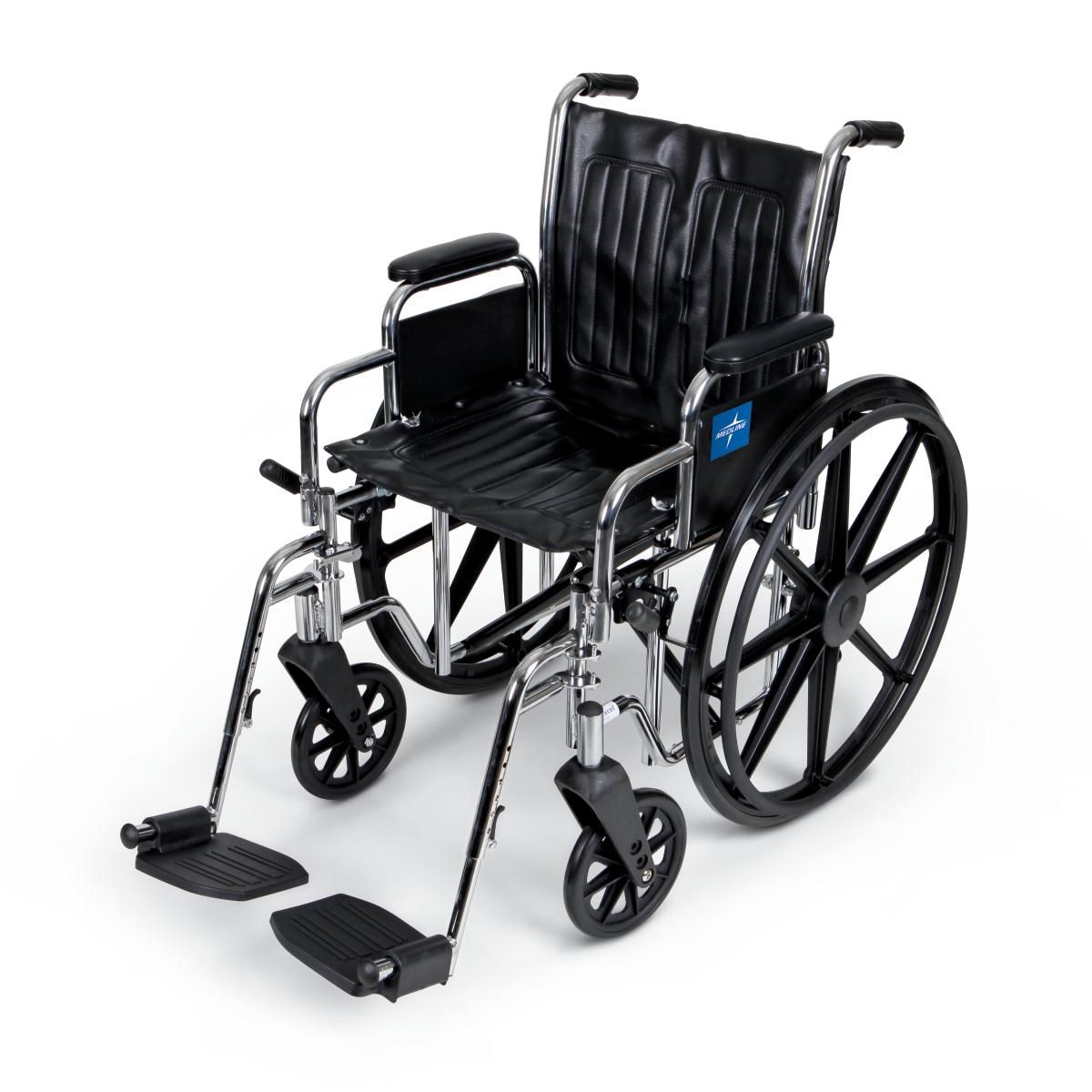 Medline Excel 2000 Series Wheelchair with Removable Desk-Length