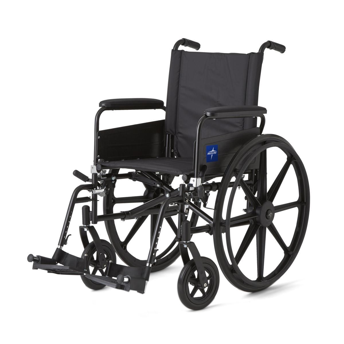 Medline K4 Lightweight Wheelchair FL Arm 18in Seat 1Ct