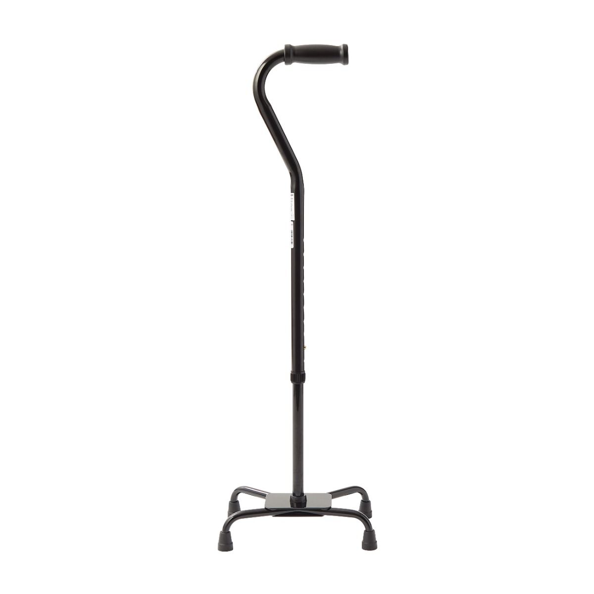 Medline Aluminum Quad Cane Black 1Ct