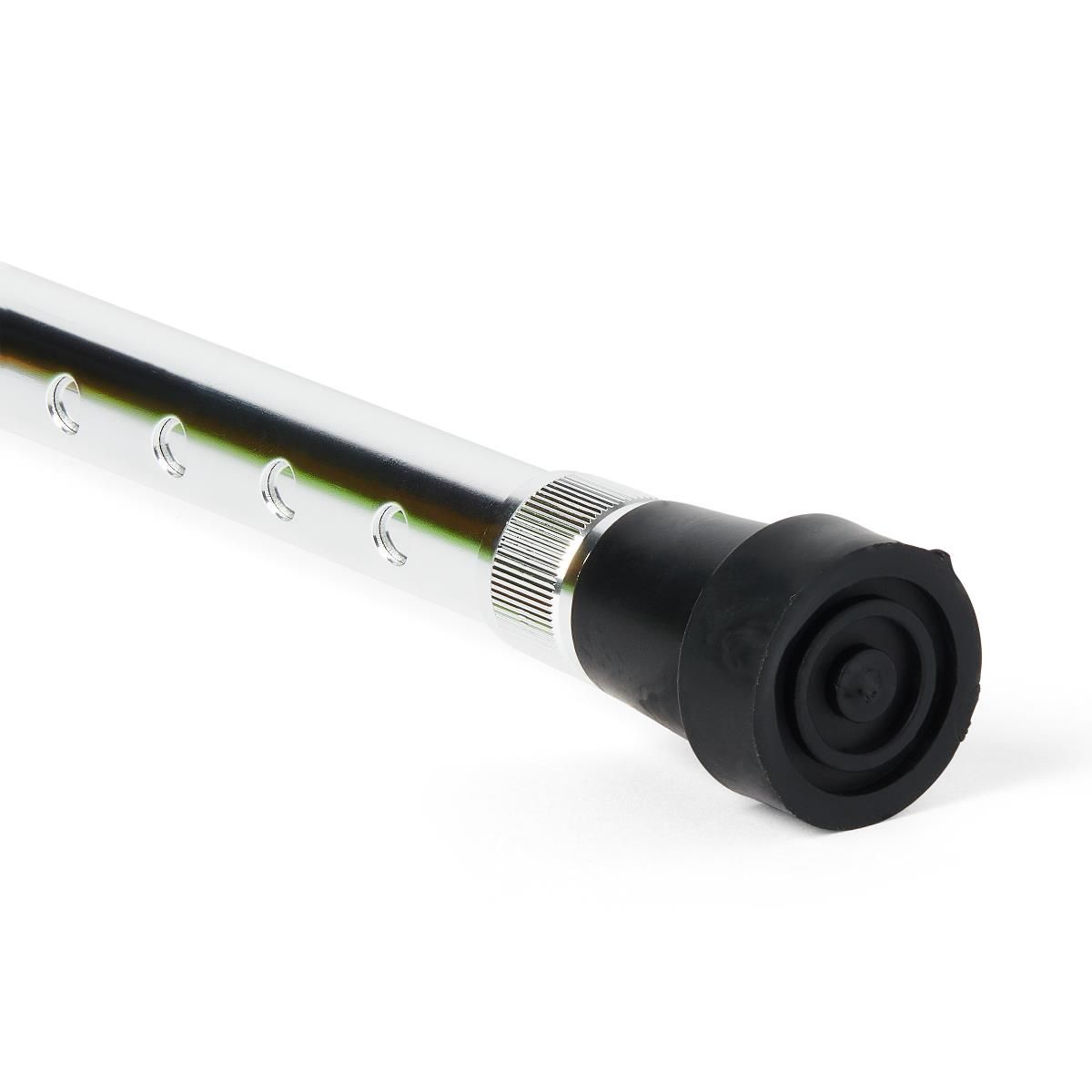 Medline Standard Aluminum Crook Handle Cane 300lbs Chrome 6Ct