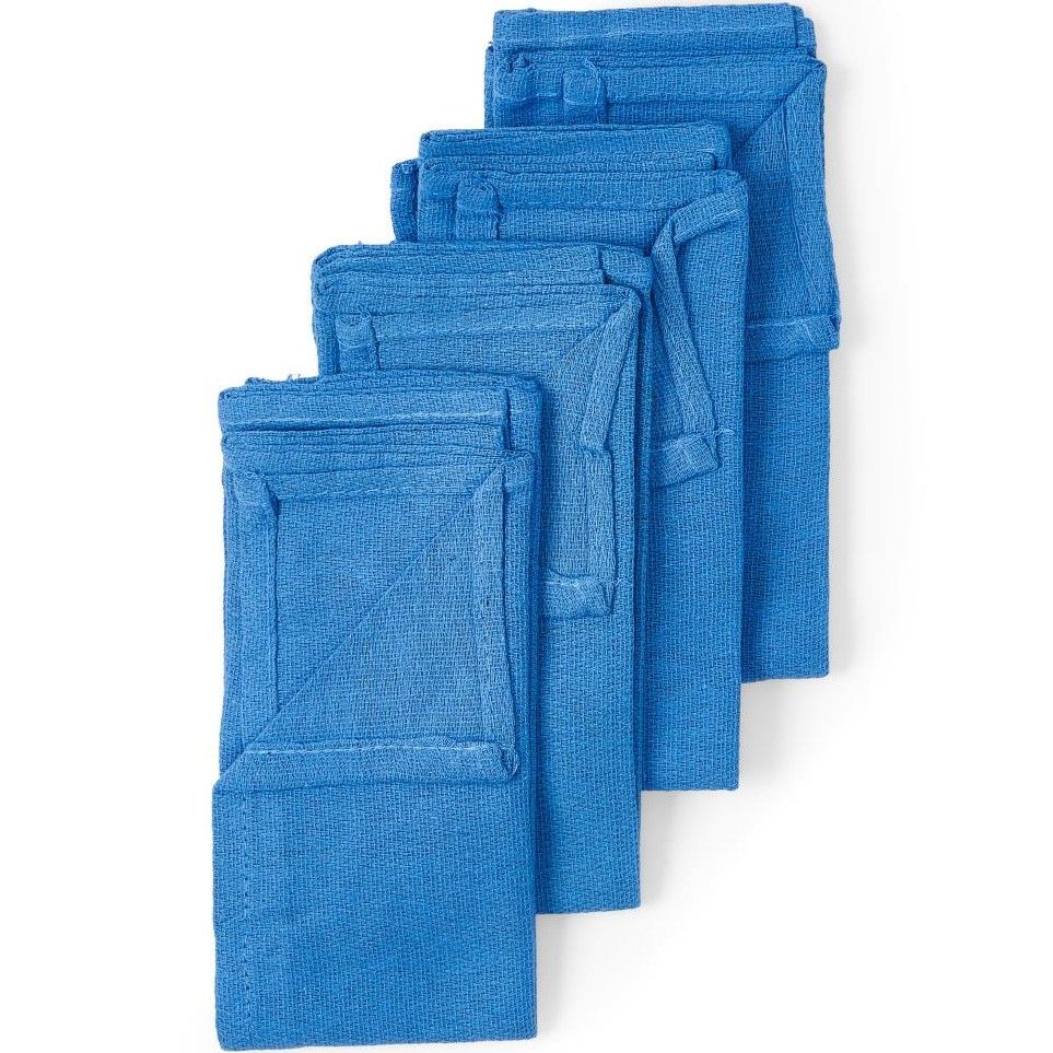 タオル4 Medline Sterile Disposable Deluxe OR Towel Blue 17x27 4Ct