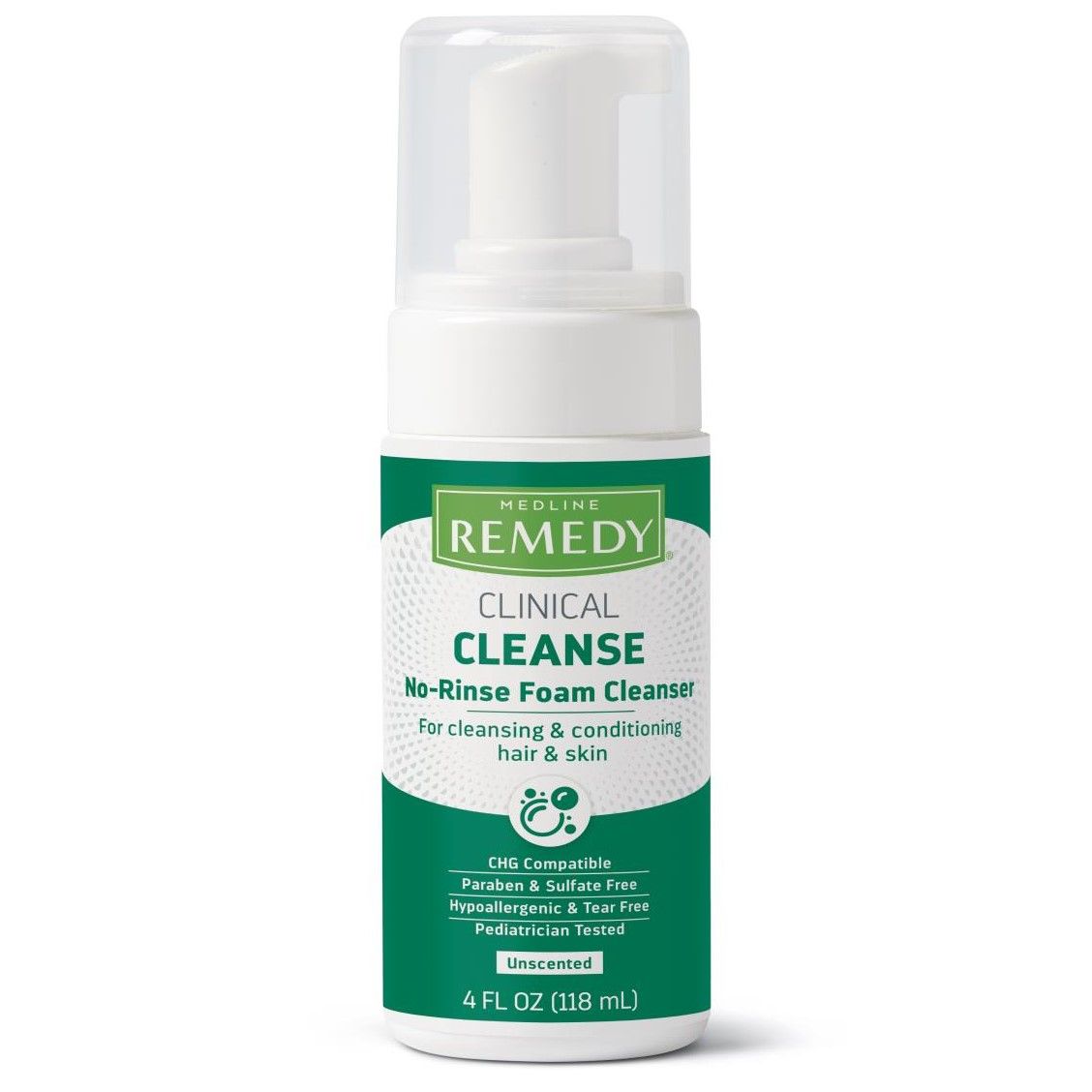 Medline Remedy Clinical No-Rinse Foam Cleanser 4oz 24Ct