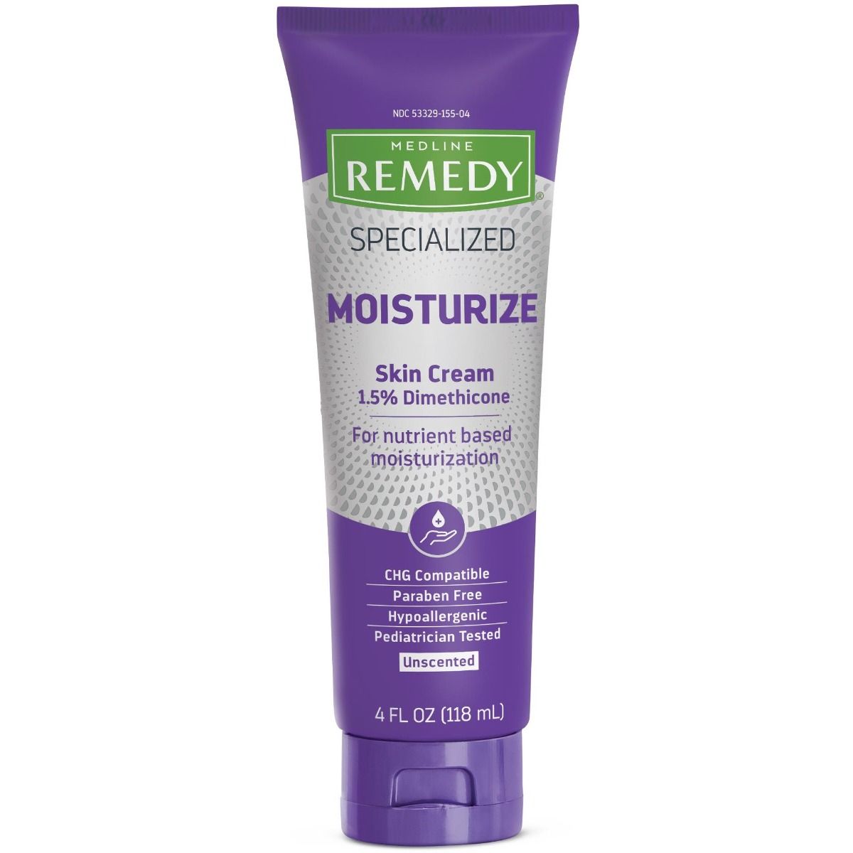 Medline Remedy Specialized Skin Cream Unscented 4oz 12Ct