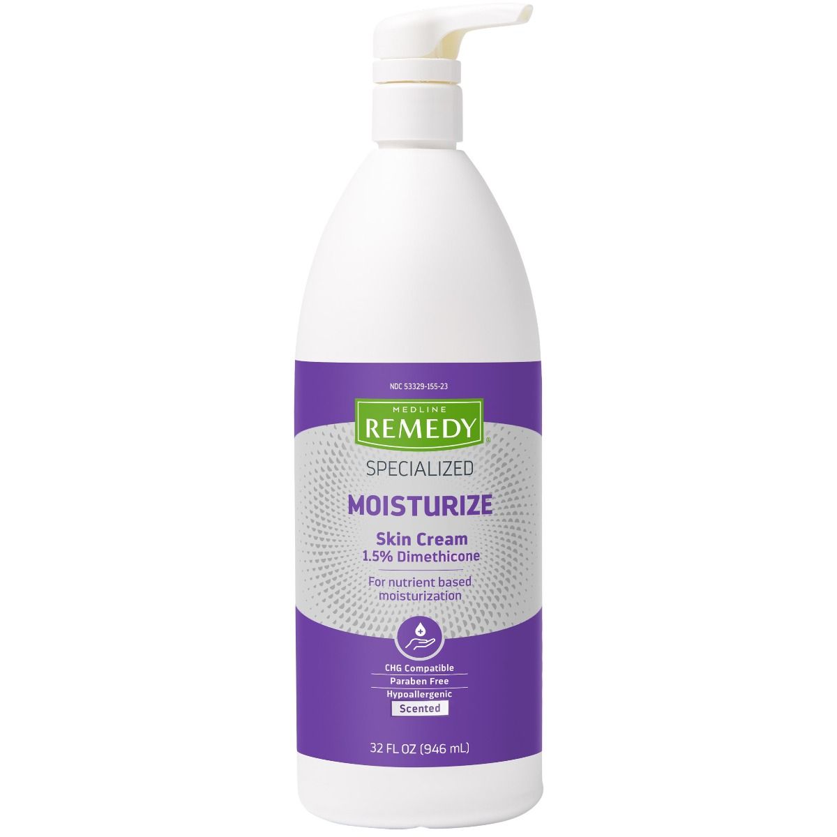 Medline Remedy Specialized Skin Cream Scented 32oz 12Ct
