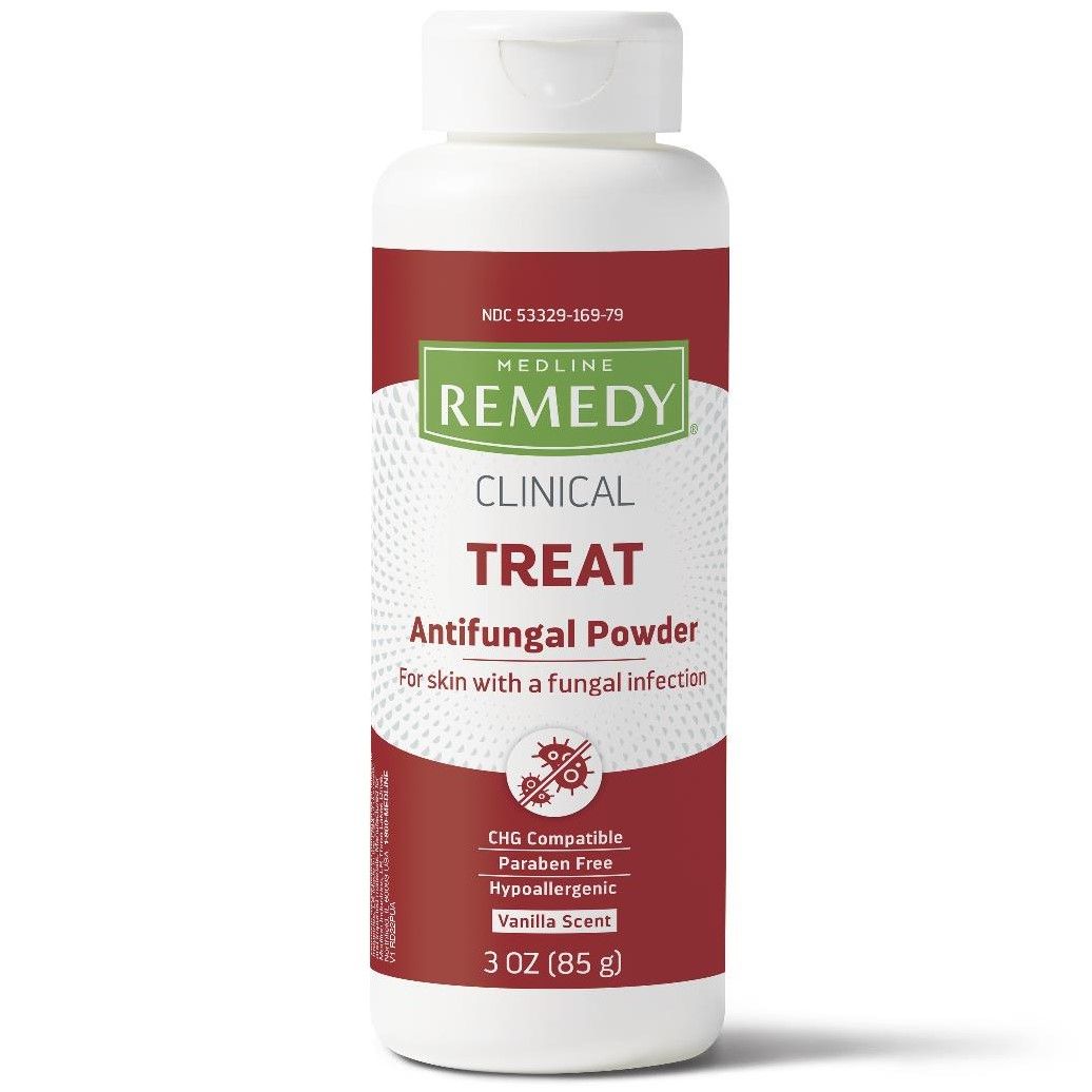 Medline Remedy Clinical Antifungal Powder 3oz 12Ct