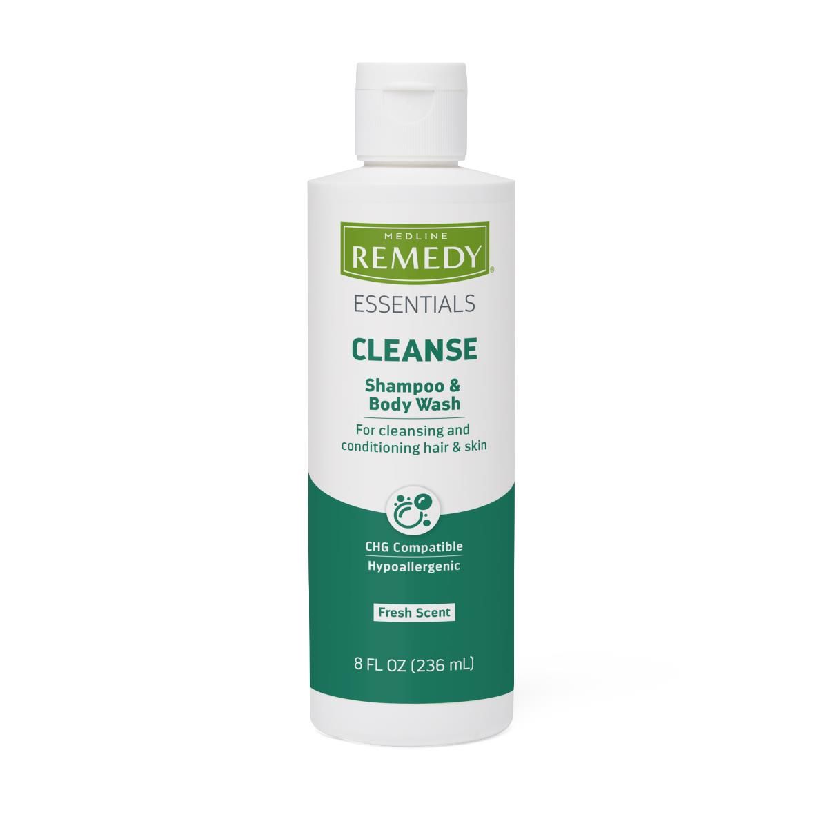 Medline Remedy Essentials Shampoo & Body Wash 8oz 36Ct