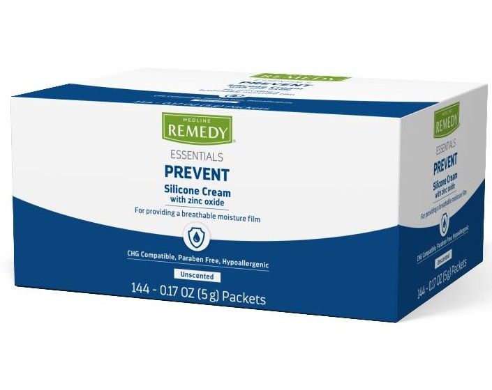 Medline Remedy INZO Barrier Skin Cream 8mL Packet 144Ct