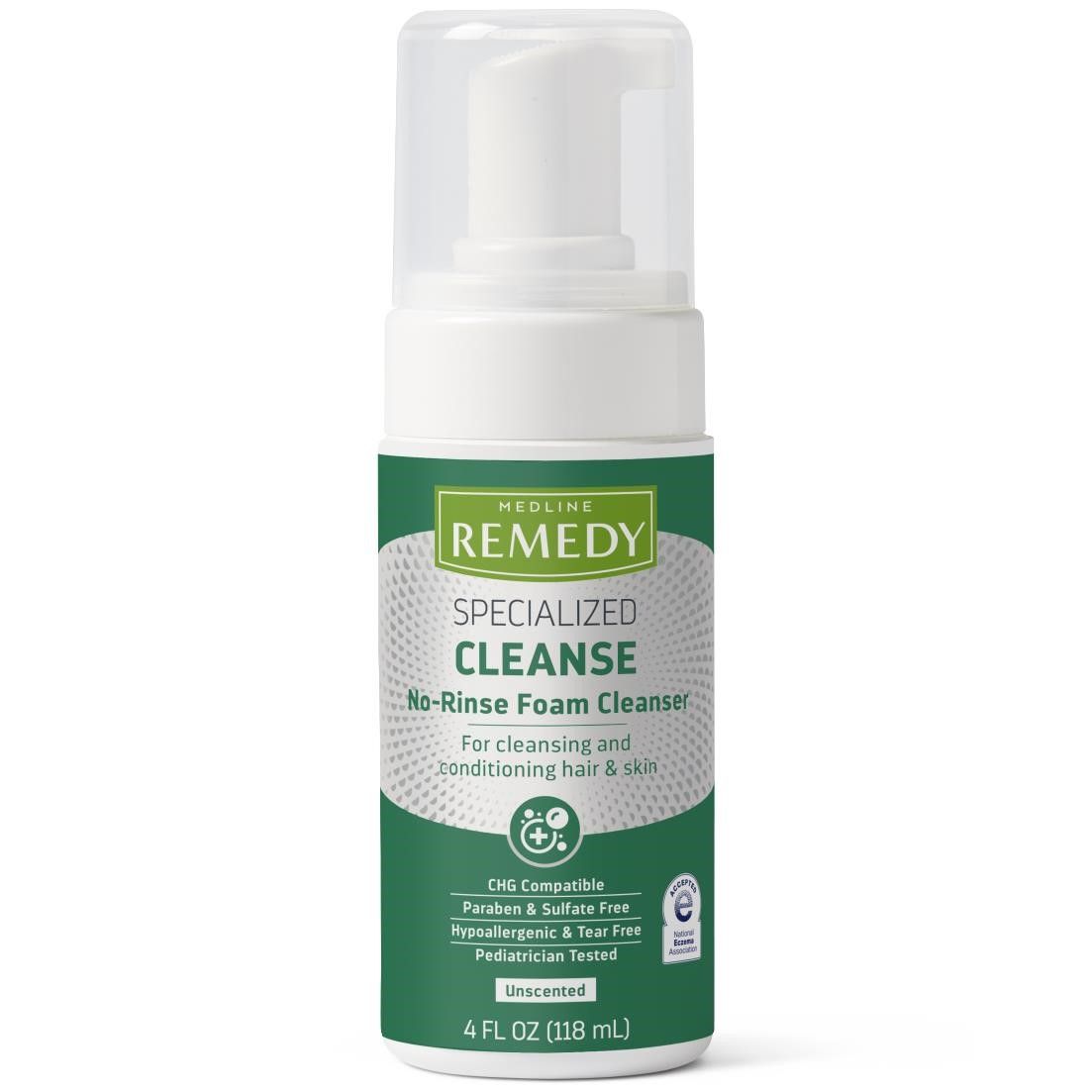 Medline Remedy Specialized No-Rinse Foam Cleanser 4oz 24Ct